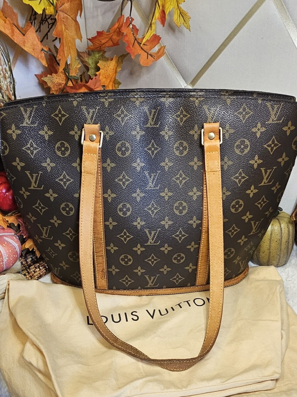 Louis Vuitton Babylone Tote Bag.
